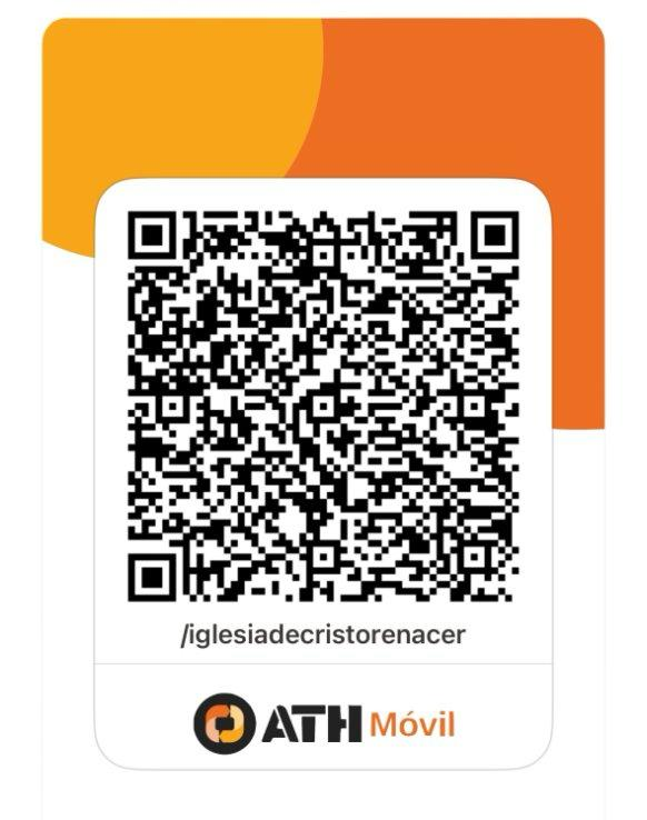 Código QR de ATH Móvil para realizar una donación