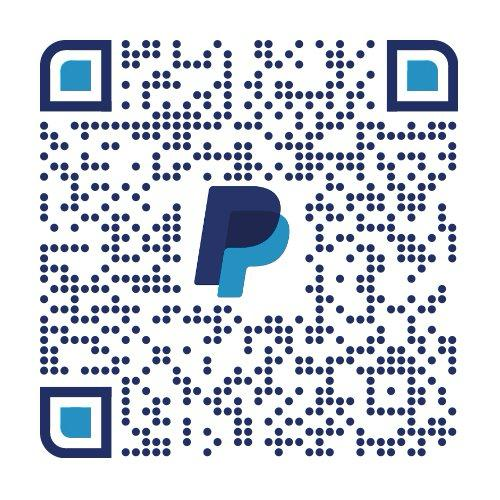 Código QR de PayPal para realizar una donación